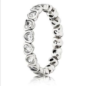 Authentic Forever More Stackable Pandora Ring 7.5